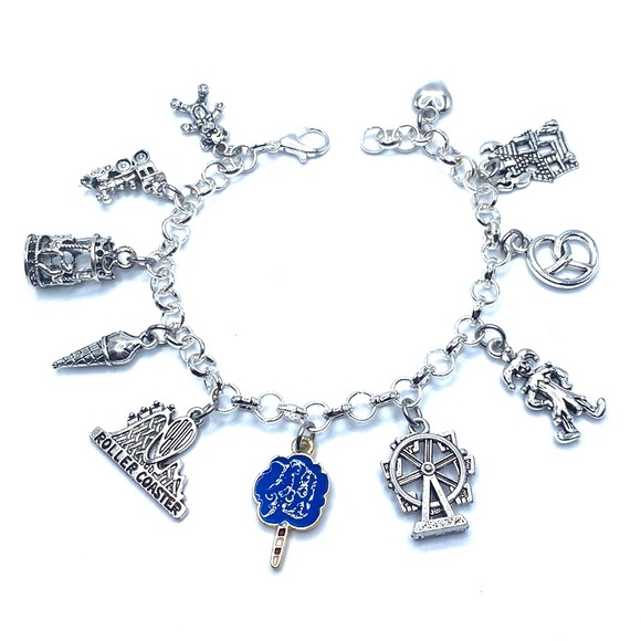 Amusement Park Charm Bracelet Rides Food Charms - Picture 2 of 8